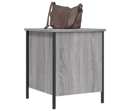 Uzglabāšanas Sols, Pelēks, 40X42,5X50 Cm, Inženierijas Koks Vidaxl