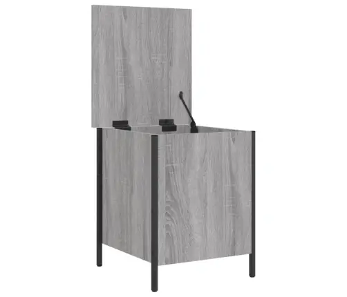 Uzglabāšanas Sols, Pelēks, 40X42,5X50 Cm, Inženierijas Koks Vidaxl