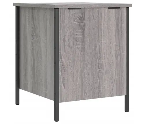 Uzglabāšanas Sols, Pelēks, 40X42,5X50 Cm, Inženierijas Koks Vidaxl