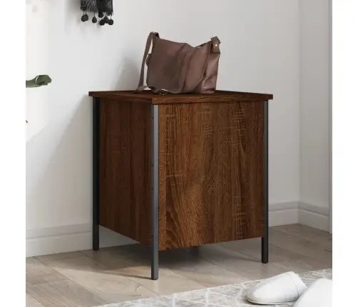 Uzglabāšanas Sols, Brūns, 40X42,5X50 Cm, Inženierijas Koks Vidaxl