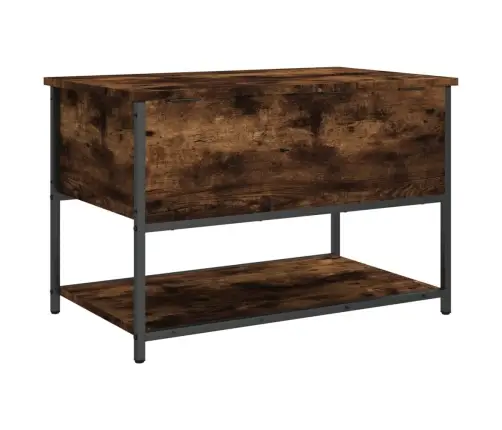 Suoliukas-Daiktadėžė, Dūminis, 70X42,5X47cm Apdirbta Mediena