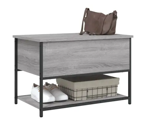 Uzglabāšanas Sols, Pelēks, 70X42,5X47 Cm, Inženierijas Koks Vidaxl