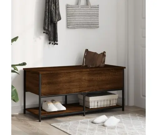 Uzglabāšanas Sols, Brūns, 100X42,5X47 Cm, Inženierijas Koks Vidaxl