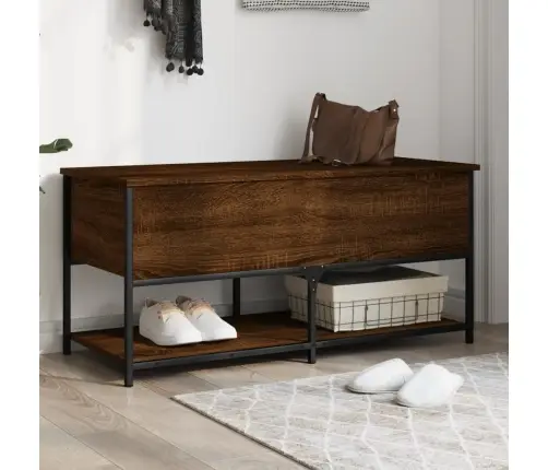 Uzglabāšanas Sols, Brūns, 100X42,5X47 Cm, Inženierijas Koks Vidaxl