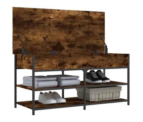 Apavu Skapītis, Koka Krāsa, 100X42,5X50 Cm, Inženierijas Koks Vidaxl