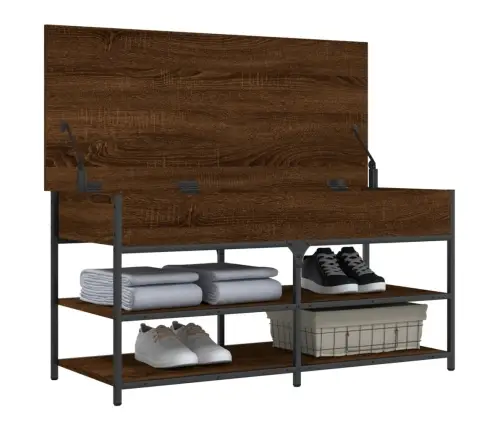 Apavu Skapītis, Brūns, 100X42,5X50 Cm, Inženierijas Koks Vidaxl