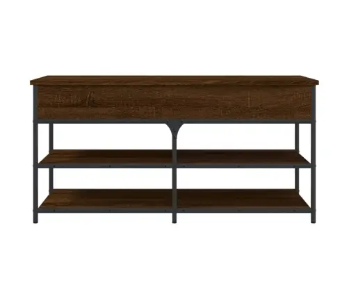 Apavu Skapītis, Brūns, 100X42,5X50 Cm, Inženierijas Koks Vidaxl