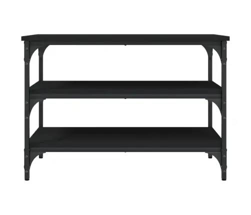 Jalatsipink, Must, 70 X 38,5 X 49 cm Tehispuit