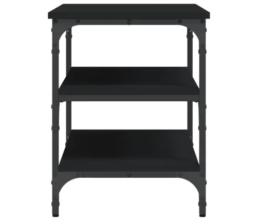 Jalatsipink, Must, 70 X 38,5 X 49 cm Tehispuit