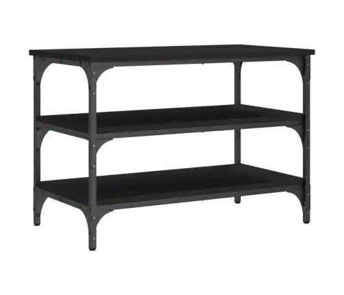 Jalatsipink, Must, 70 X 38,5 X 49 cm Tehispuit