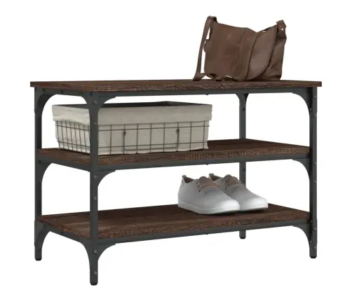 Jalatsipink, Pruun Tamm, 70 X 38,5 X 49 cm Tehispuit