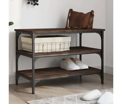 Jalatsipink, Pruun Tamm, 70 X 38,5 X 49 cm Tehispuit