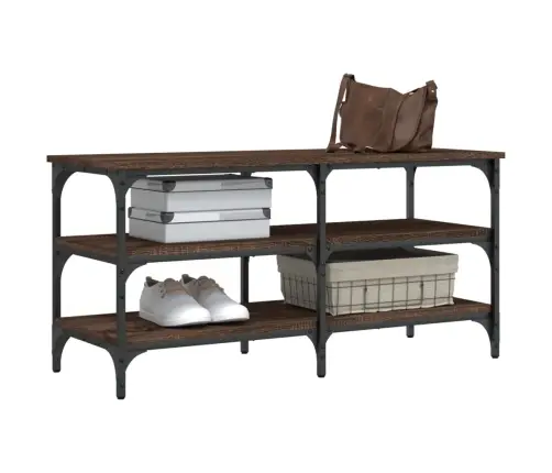 Jalatsipink, Pruun Tamm, 100 X 38,5 X 49 cm Tehispuit