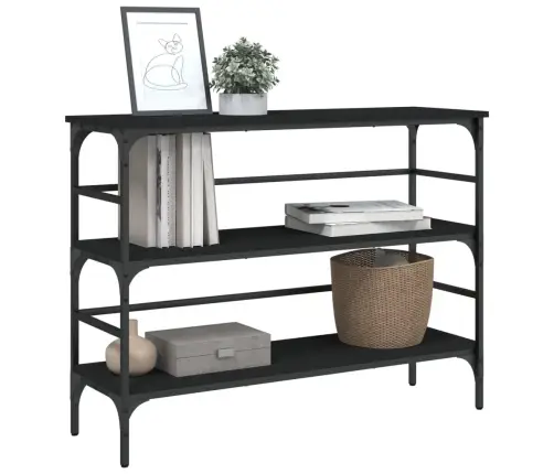 Konsoles Galdiņš, Melns, 100X32X75 Cm, Inženierijas Koks Vidaxl