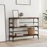 Konsoles Galdiņš, Koka Krāsa, 100X32X75 Cm, Inženierijas Koks Vidaxl