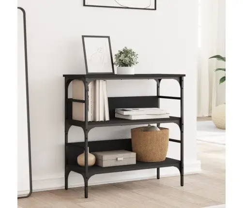 Konsoles Galdiņš, Melns, 75X32X75 Cm, Inženierijas Koks Vidaxl Konsoles Galdiņš, Melns, 75X32X75 Cm, Inženierijas Koks Vidaxl