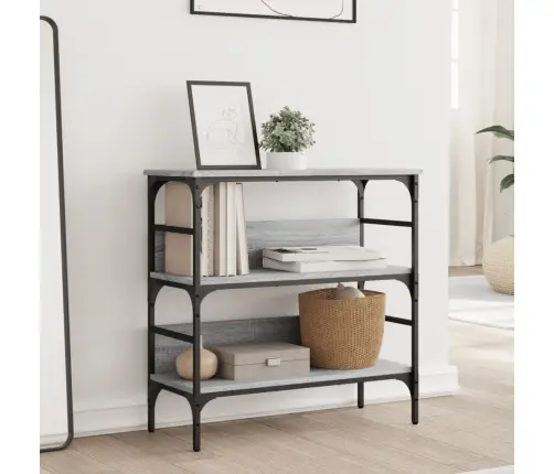 Konsoollaud, Hall Sonoma Tamm, 75X32X75 cm Tehispuit