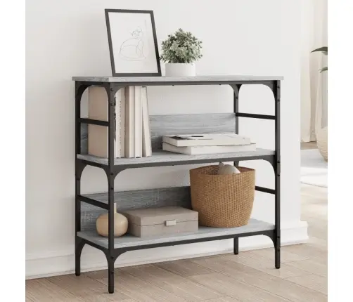 Konsoollaud, Hall Sonoma Tamm, 75X32X75 cm Tehispuit