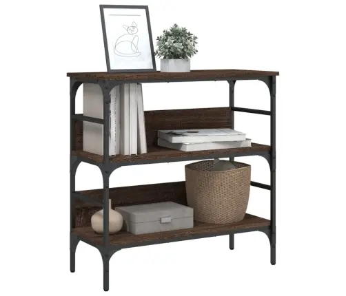 Konsoles Galdiņš, Brūna Koka, 75X32X75 Cm, Inženierijas Koks Vidaxl