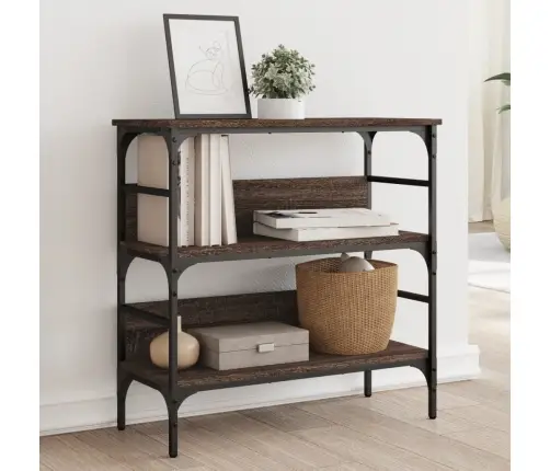 Konsoles Galdiņš, Brūna Koka, 75X32X75 Cm, Inženierijas Koks Vidaxl