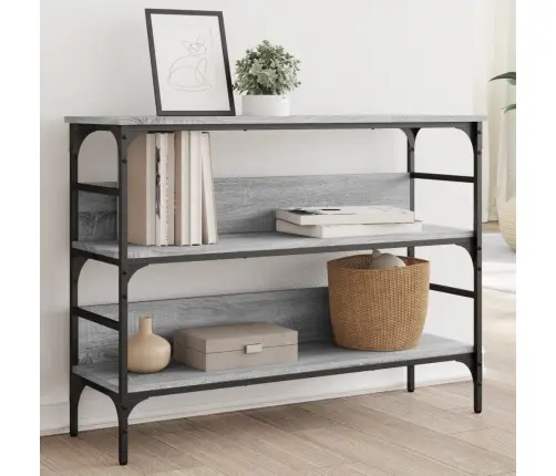 Konsoollaud, Hall Sonoma Tamm, 100X32X75 cm Tehispuit