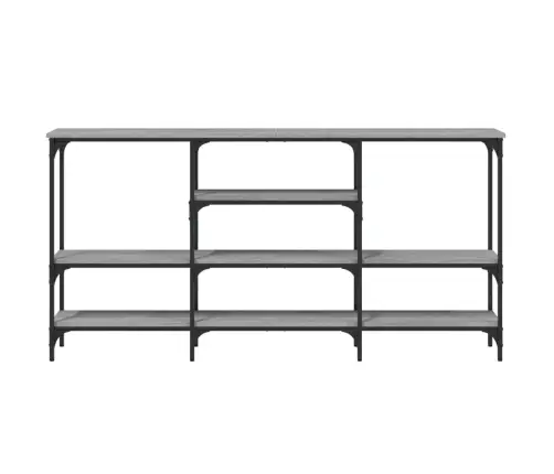 Konsoles Galdiņš, Pelēcīgs, 160X29X80 Cm, Inženierijas Koks Vidaxl