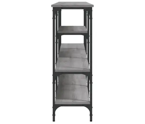 Konsoles Galdiņš, Pelēcīgs, 160X29X80 Cm, Inženierijas Koks Vidaxl