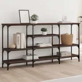 Konsoollaud, Pruun Tamm, 160 X 29 X 80 cm Tehispuit