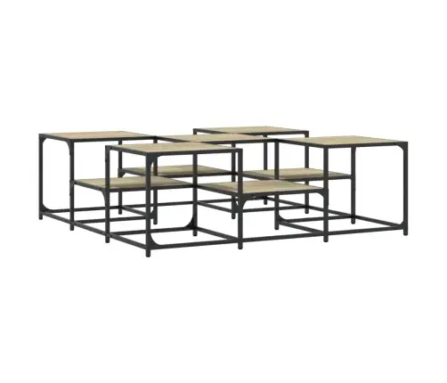 Kohvilaud, Sonoma Tamm, 121 X 121 X 40 cm Tehispuit