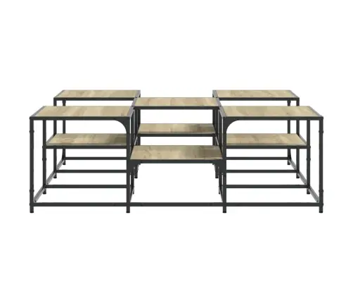 Kohvilaud, Sonoma Tamm, 121 X 121 X 40 cm Tehispuit