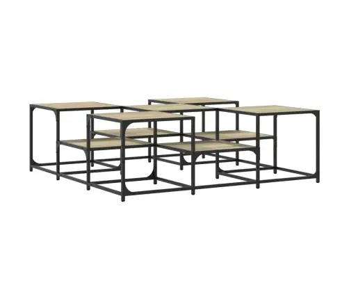 Kohvilaud, Sonoma Tamm, 121 X 121 X 40 cm Tehispuit