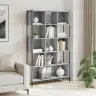 Grāmatplaukts, Pelēka Koka, 102X28X172 Cm, Inženierijas Koks Vidaxl