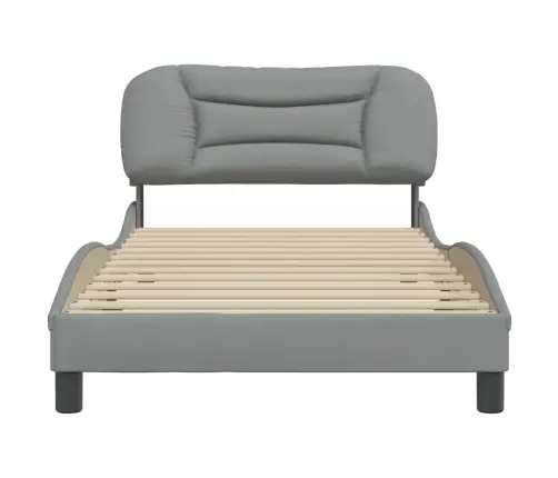 Lovos Rėmas Be Čiužinio, Hvar, Šviesiai Pilkas, 100X200cm Audinys Lovos Rėmas Be Čiužinio, Hvar, Šviesiai Pilkas, 100X200cm Audinys