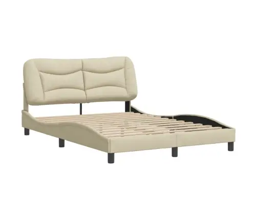 Lovos Rėmas Be Čiužinio, Hvar, Kreminės Spalvos, 140X200cm Audinys