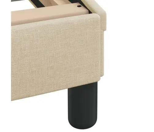 Lovos Rėmas Be Čiužinio, Hvar, Kreminės Spalvos, 140X200cm Audinys