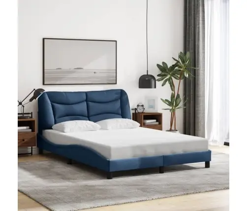 Voodiraam Ilma Madratsita Hvar, Sinine, 140X200 cm Kangas