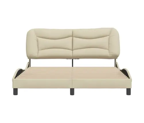 Voodiraam Ilma Madratsita Hvar, Kreemjas, 160X200 cm Kangas