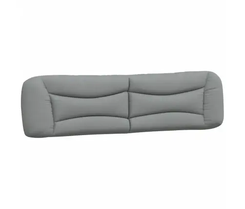 Gulta Bez Matrača, Gaiši Pelēks, 200X200 Cm, Audums Vidaxl