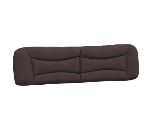 Gulta Bez Matrača, Tumši Brūns, 200X200 Cm, Audums Vidaxl