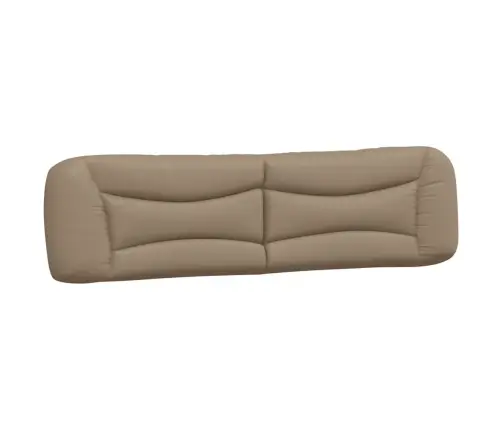 Gultas Rāmis Ar Galvgali, Kapučīno, 200X200 Cm, Mākslīgā Āda Vidaxl