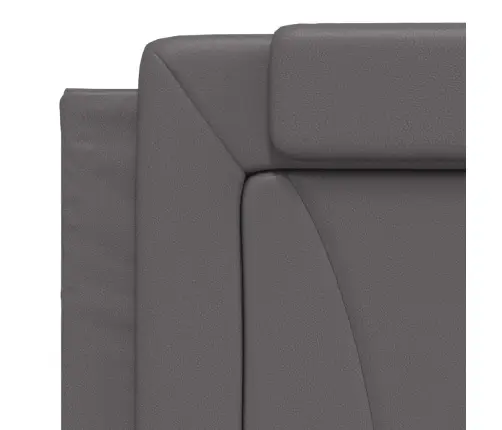 Lovos Rėmas, Viana, Be Čiužinio, Pilkos, 180X200cm Dirbtinė Oda