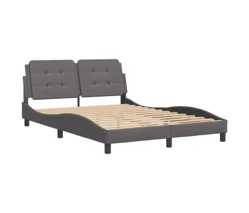 Lovos Rėmas Be Čiužinio, Zadar, Pilka, 120 X 200 cm Dirbtinė Oda