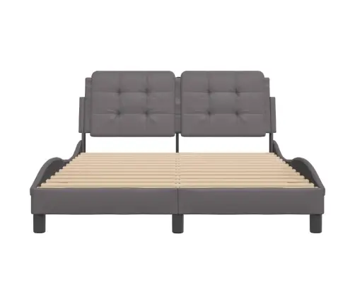 Voodiraam Ilma Madratsita Zadar, Hall, 140X190 cm Kunstnahk