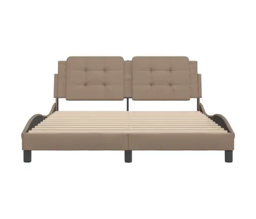 Lovos Rėmas Be Čiužinio, Zadar, Kapučino , 160X200cm Dirbtinė Oda