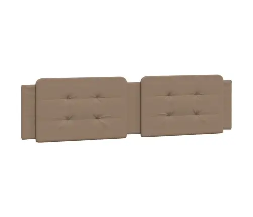 Gultas Rāmis Ar Galvgali, Kapučīno, 200X200 Cm, Mākslīgā Āda Vidaxl