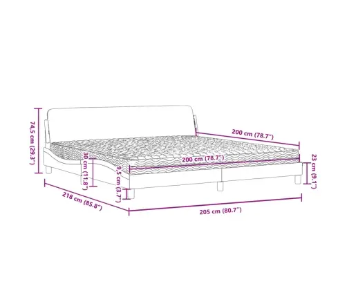 Lova Su Čiužiniu, Dover, Taupe Spalvos, 200X200cm Audinys