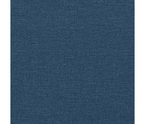 Gulta Ar Matraci, Zils Audums, 200X200 Cm Vidaxl