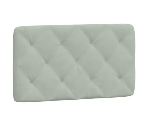 Gulta Ar Matraci, Gaiši Pelēks Samts, 80X200 Cm Vidaxl