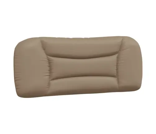 Gulta Ar Matraci, Kapučīno, 100X200 Cm, Mākslīgā Āda Vidaxl