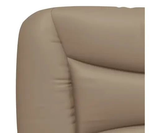 Gulta Ar Matraci, Kapučīno, 100X200 Cm, Mākslīgā Āda Vidaxl